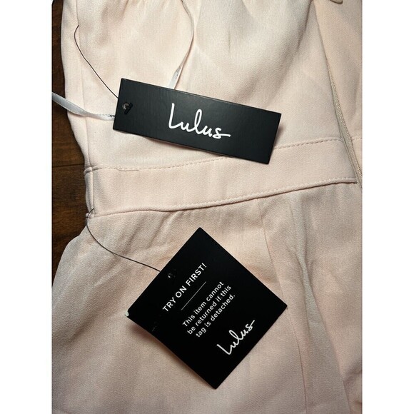 Lulus Blush Pink Sleeveless Mini Dress NWT Sz Small - Picture 4 of 6